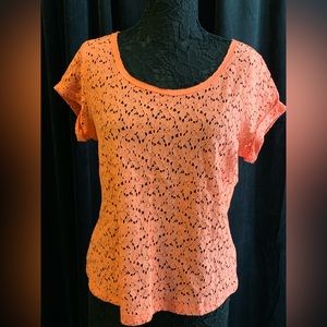 Flower cutout top